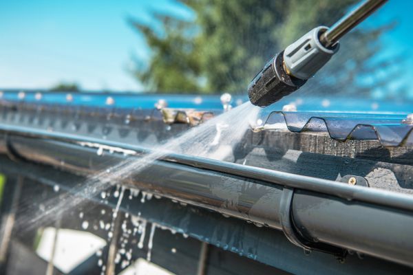 Gutter Jet Washing in Shawnee